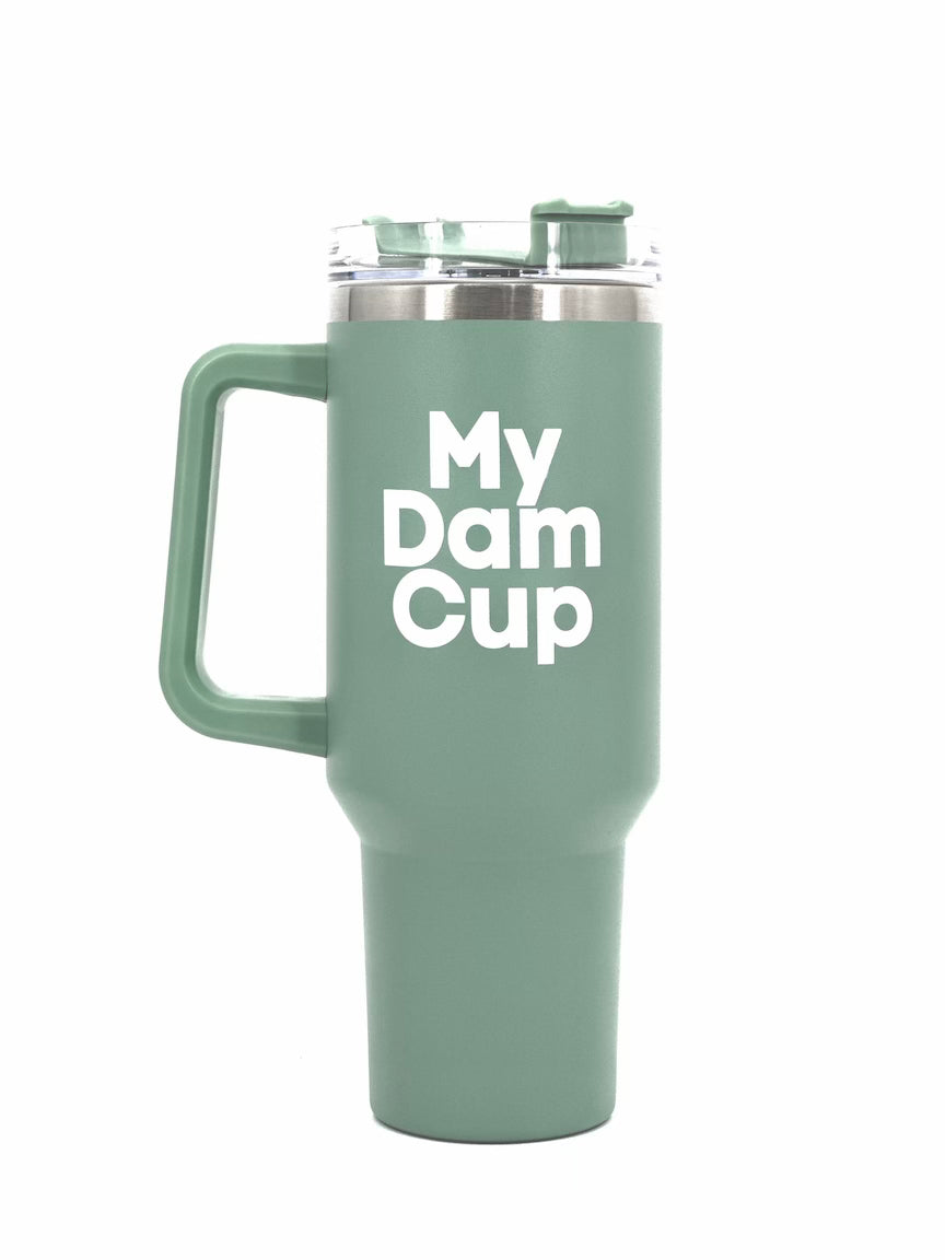 40oz Dam Cup with handle-Sage