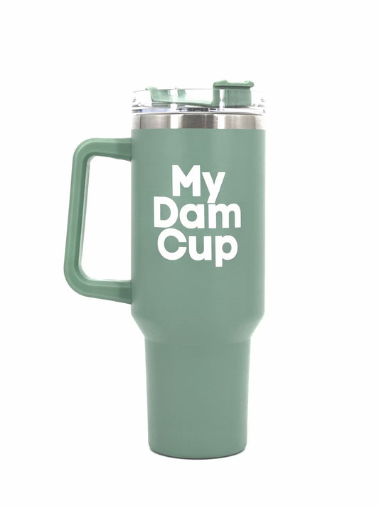 40oz Dam Cup with handle-Sage