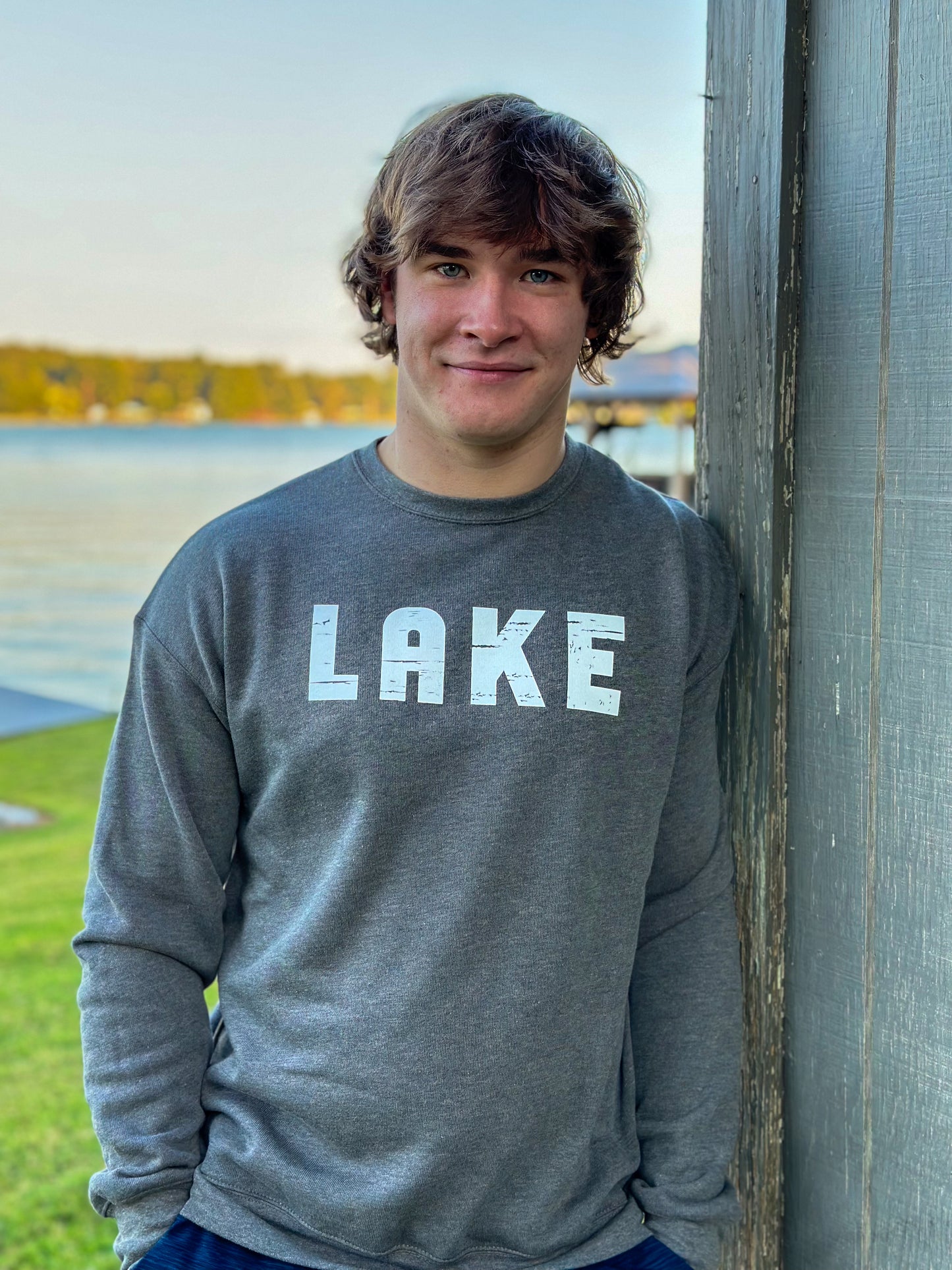 Lake sweatshirt -Heather Grey