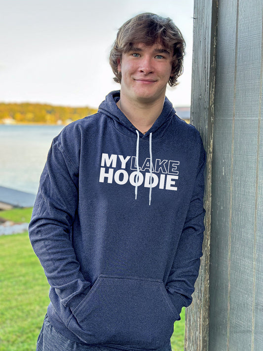 My Lake Hoodie -Heather Navy