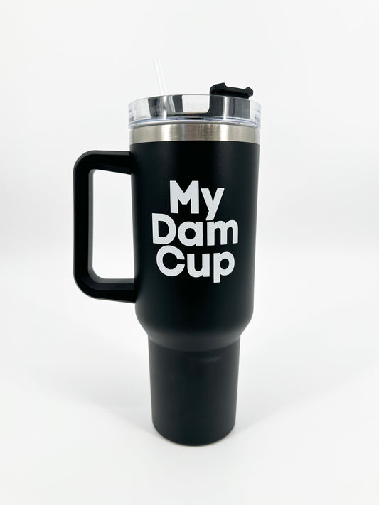 40oz Dam Cup with handle-Black